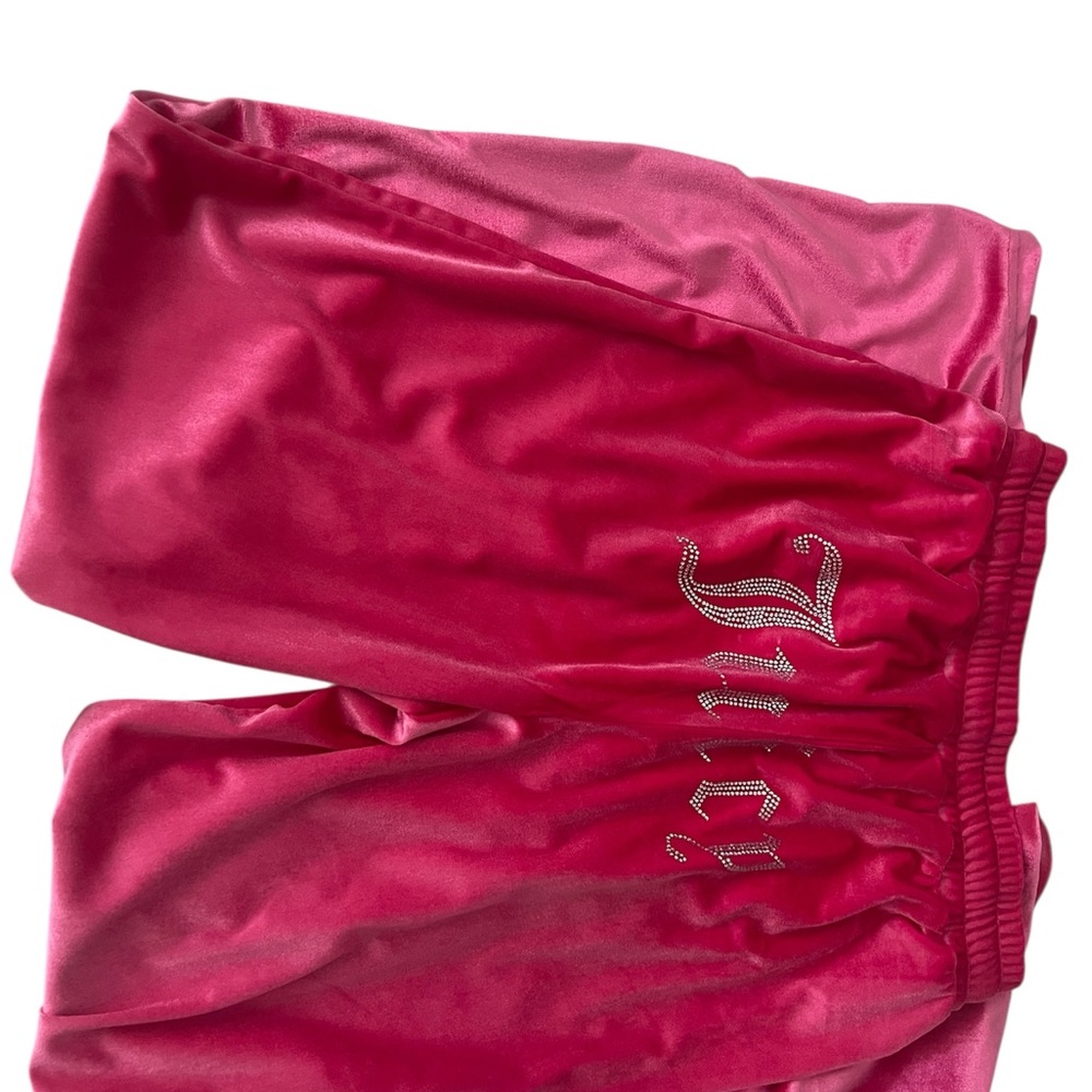 Juicy Couture Fuchsia Velour Trousers